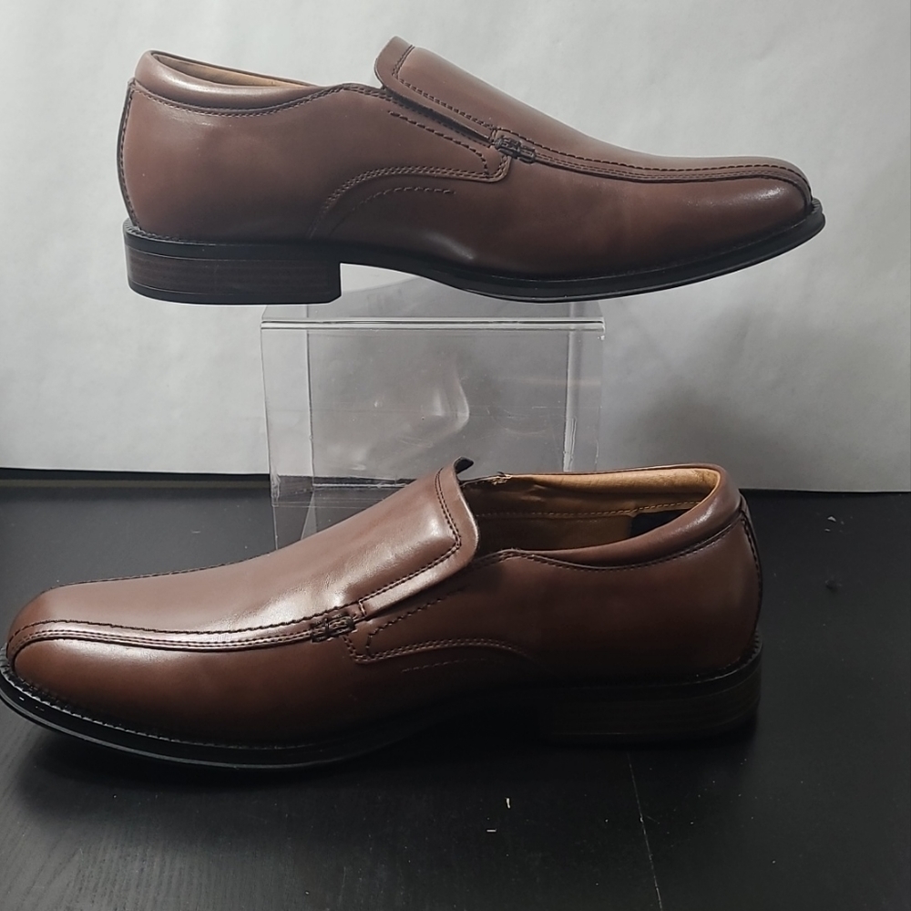 New Dockers Mens Greer Dress Run Off Loafer Shoe Brown Size 11.5